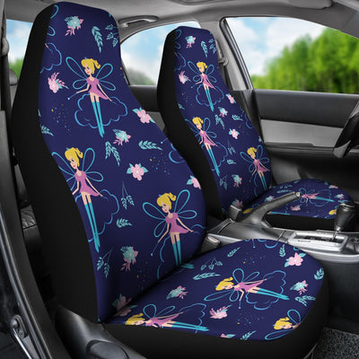 Fairy Cartoon Style Print Pattern Universal Fit Car Seat Covers