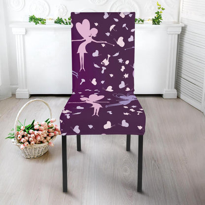 Fairy Pink Print Pattern Dinning Chair Slipper-JTAMIGO.COM