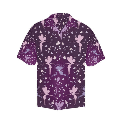 Fairy Pink Print Pattern Men Aloha Hawaiian Shirt