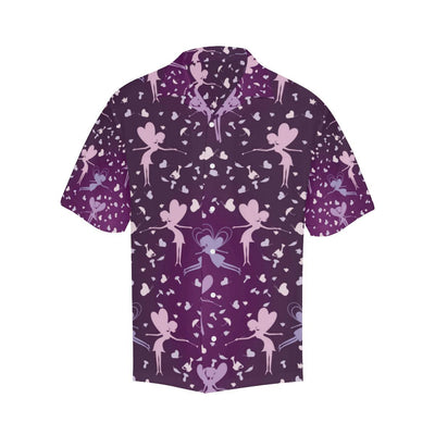 Fairy Pink Print Pattern Men Aloha Hawaiian Shirt