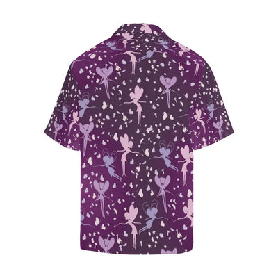 Fairy Pink Print Pattern Men Aloha Hawaiian Shirt