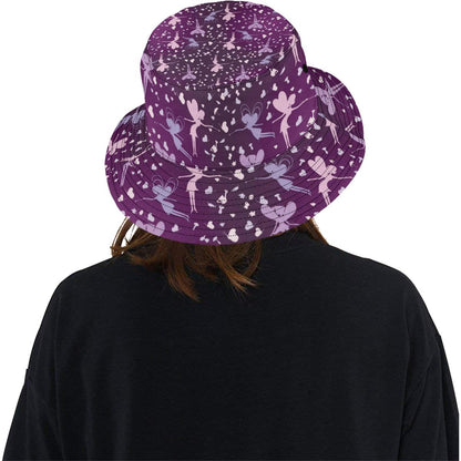 Fairy Pink Print Pattern Unisex Bucket Hat