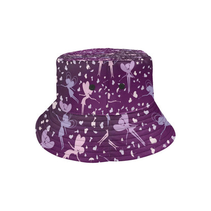 Fairy Pink Print Pattern Unisex Bucket Hat