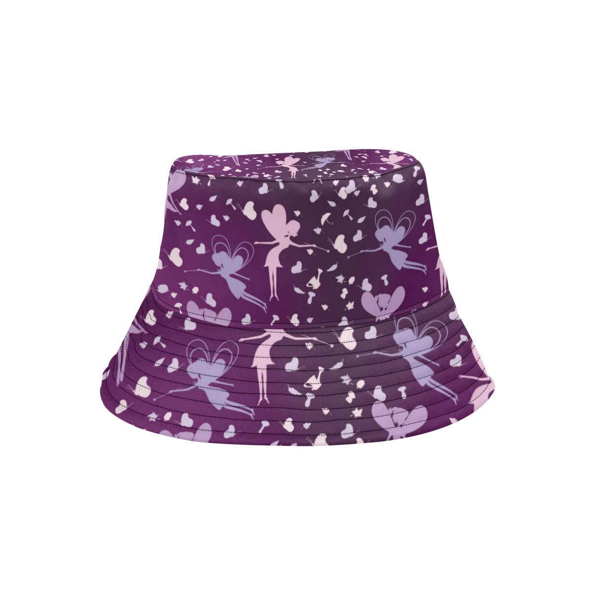 Fairy Pink Print Pattern Unisex Bucket Hat