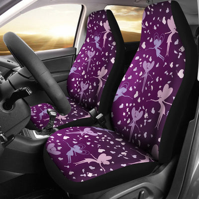Fairy Pink Print Pattern Universal Fit Car Seat Covers