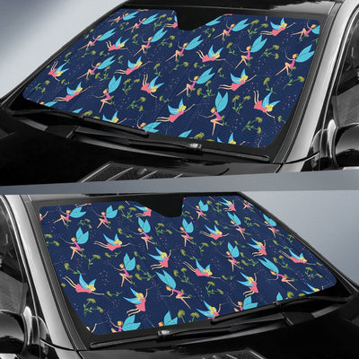 Fairy with Flower Print Pattern Car Sun Shade For Windshield