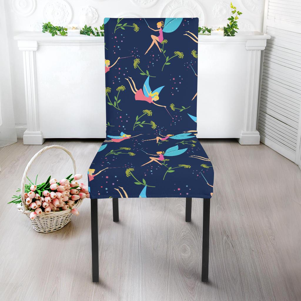 Fairy with flower Print Pattern Dinning Chair Slipper-JTAMIGO.COM