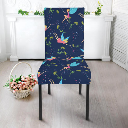 Fairy with flower Print Pattern Dinning Chair Slipper-JTAMIGO.COM