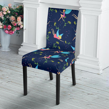 Fairy with flower Print Pattern Dinning Chair Slipper-JTAMIGO.COM