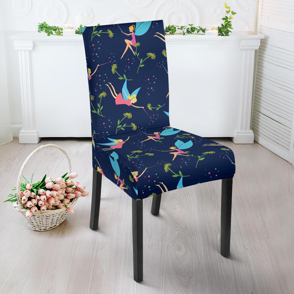 Fairy with flower Print Pattern Dinning Chair Slipper-JTAMIGO.COM