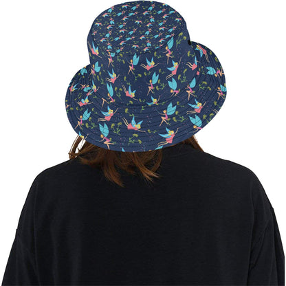 Fairy with flower Print Pattern Unisex Bucket Hat