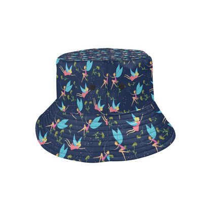 Fairy with flower Print Pattern Unisex Bucket Hat
