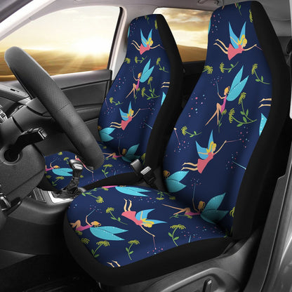 Fairy with flower Print Pattern Universal Fit Car Seat Covers