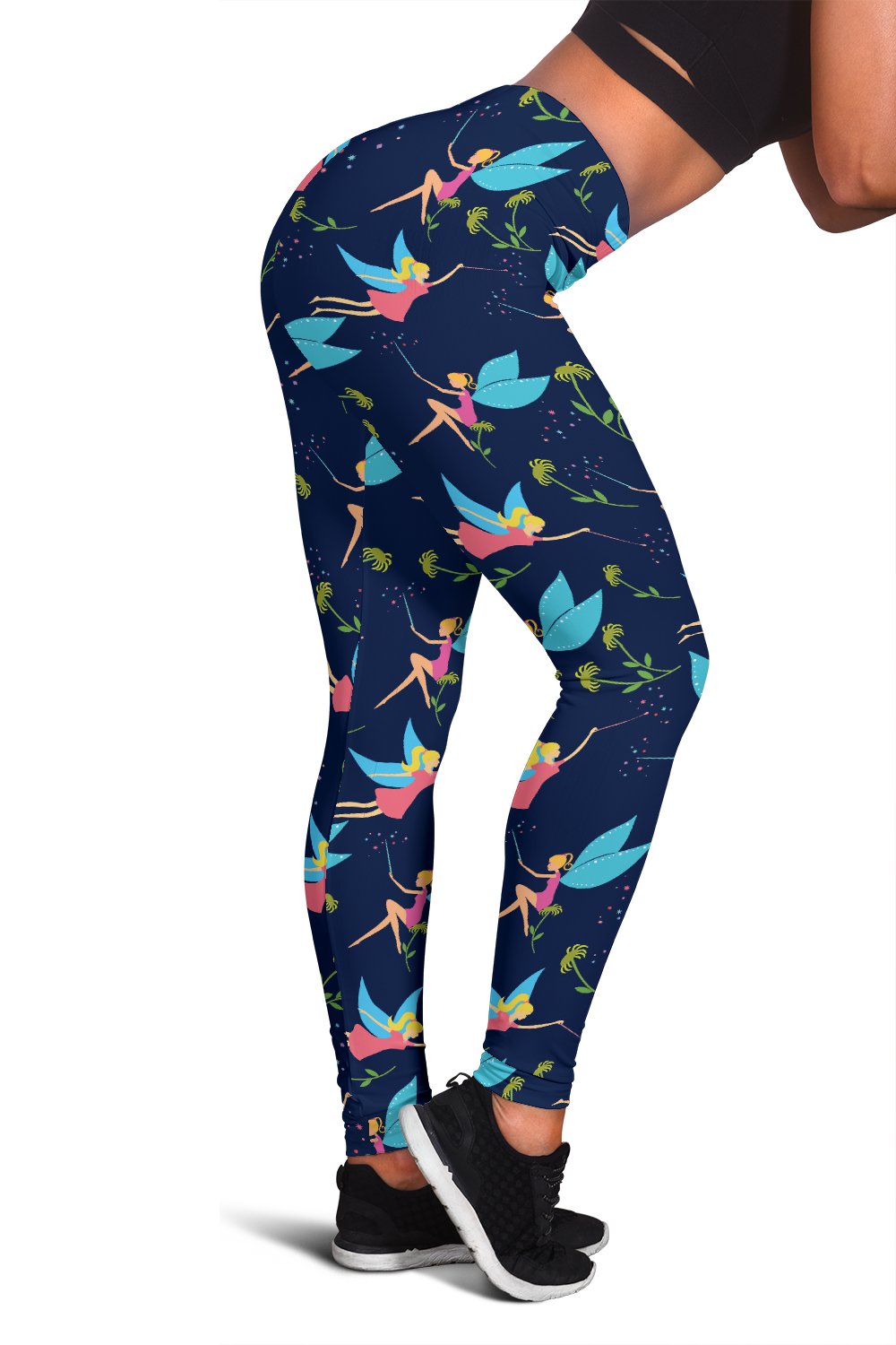 Fairy with flower Print Pattern Women Leggings
