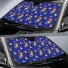 Fairy with Moon Print Pattern Car Sun Shade For Windshield