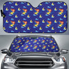 Fairy with Moon Print Pattern Car Sun Shade For Windshield