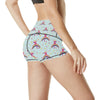 Fairy with Rainbow Print Pattern High Waisted Spandex Shorts-JTAMIGO.COM