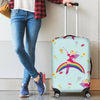 Fairy with Rainbow Print Pattern Luggage Cover Protector