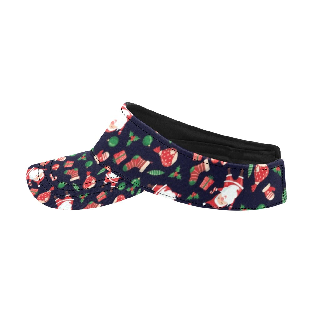 Santa Christmas Themed Print Design LKS304 Unisex Sun Visor