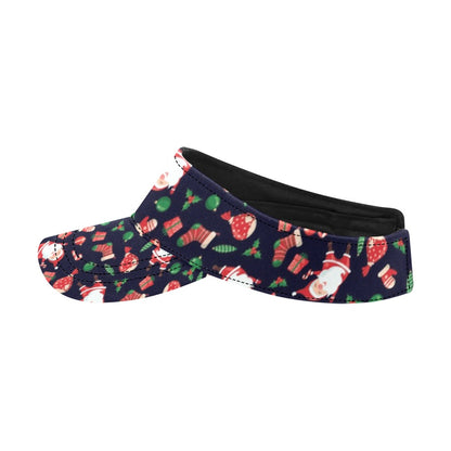 Santa Christmas Themed Print Design LKS304 Unisex Sun Visor