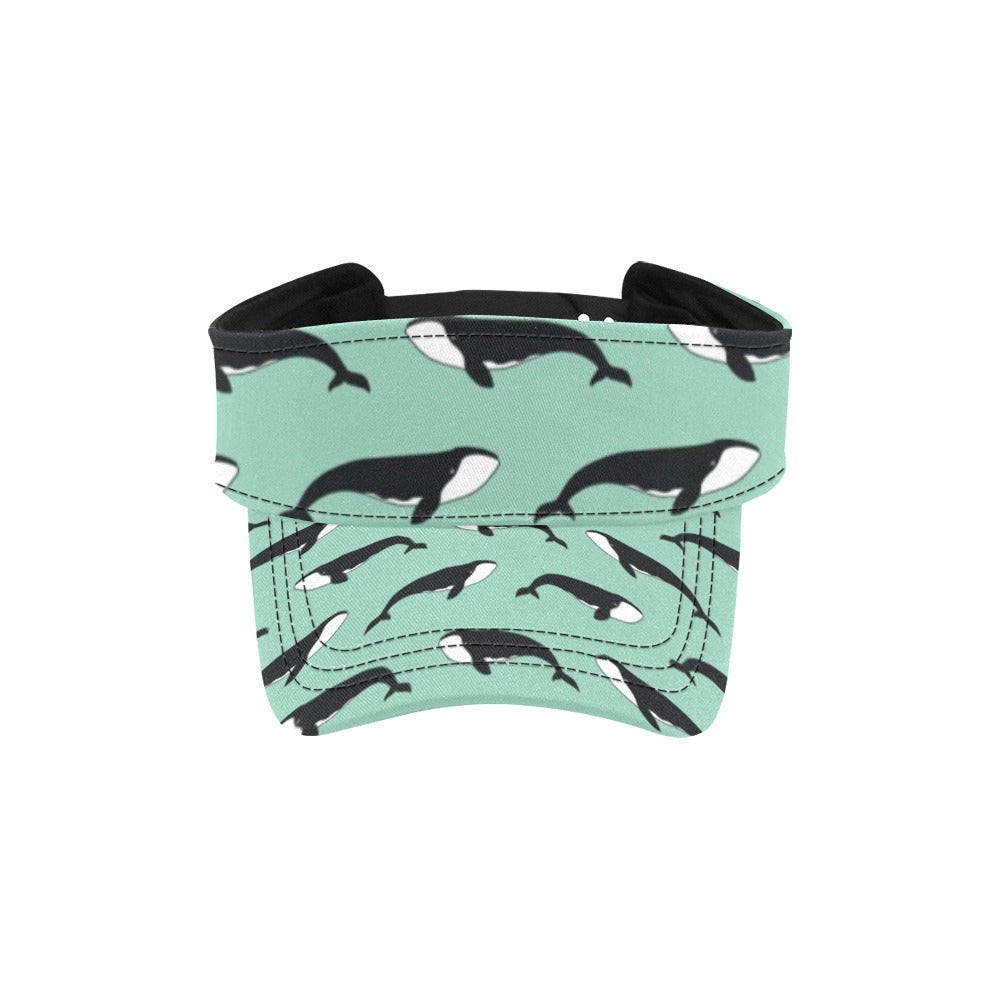 Whale Print Design LKS307 Unisex Sun Visor