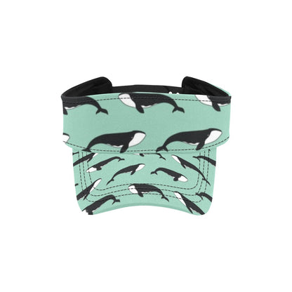 Whale Print Design LKS307 Unisex Sun Visor