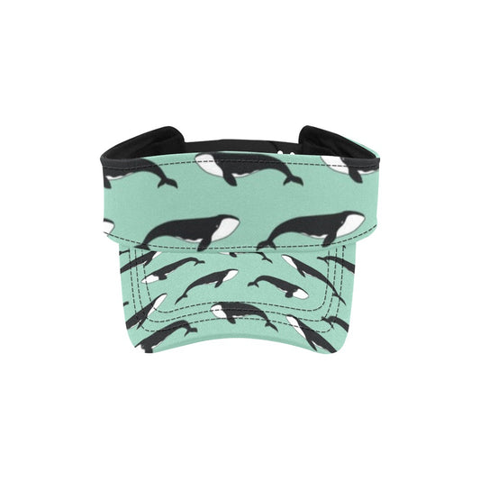 Whale Print Design LKS307 Unisex Sun Visor