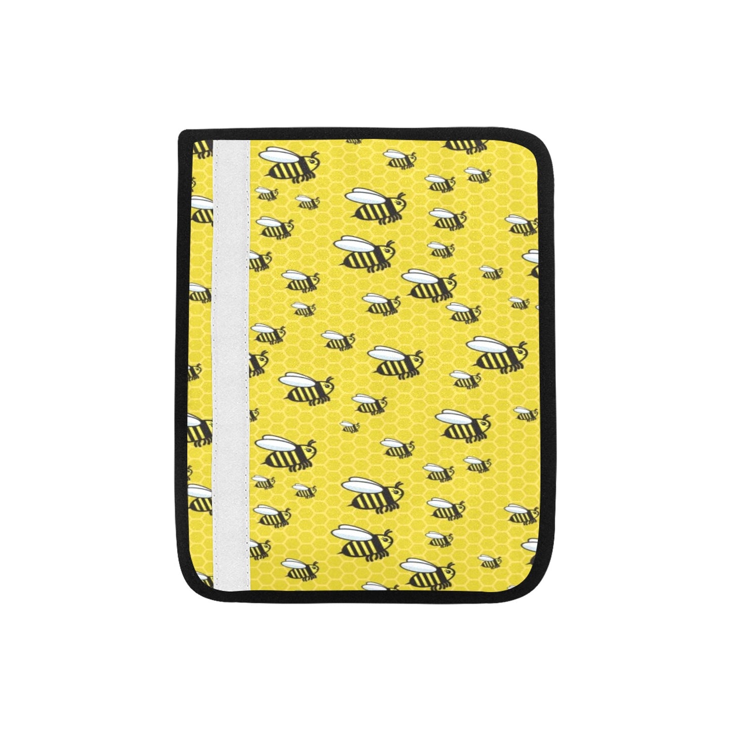 Bee Cute Print Design LKS308 Car Seat Belt Cover