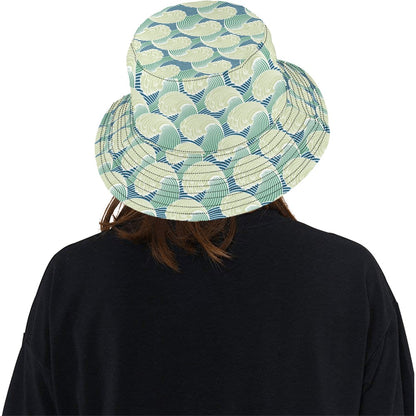 Wave Japan Style Print Design LKS302 Unisex Bucket Hat