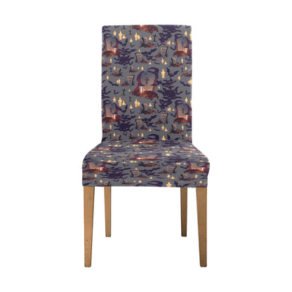 Creepy Graveyard Print Design LKS301 Dining Chair Slipcover