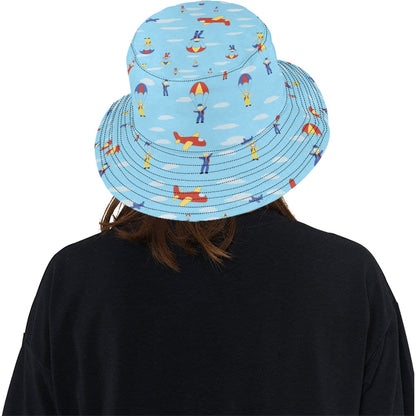 Skydiver Print Design LKS304 Unisex Bucket Hat
