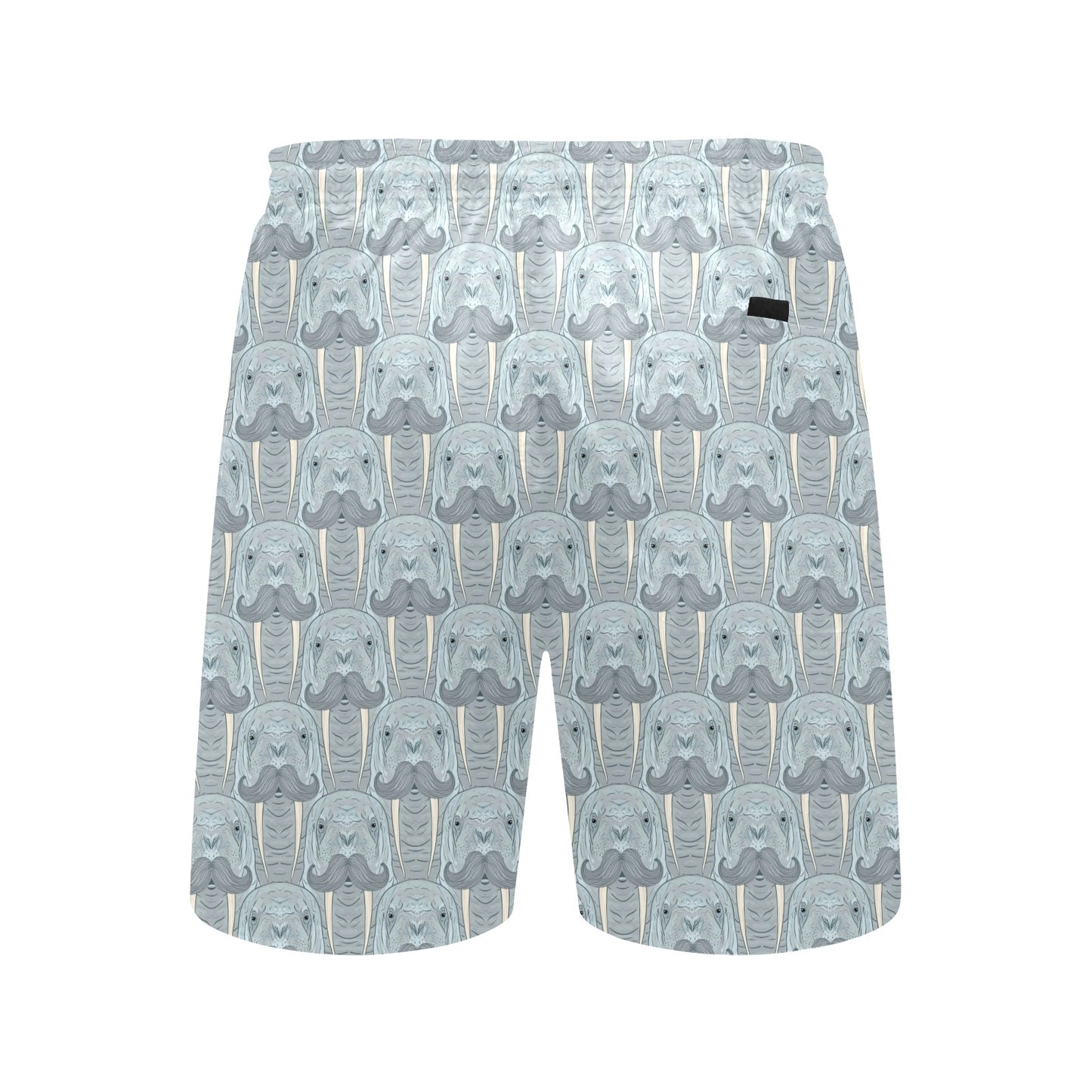 Walrus Print Design LKS402 Men's Swim Trunks Beach Shorts