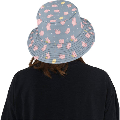 Pig Print Design LKS405 Unisex Bucket Hat