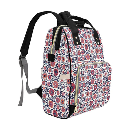 Suzani Print Design LKS304 Diaper Bag Backpack