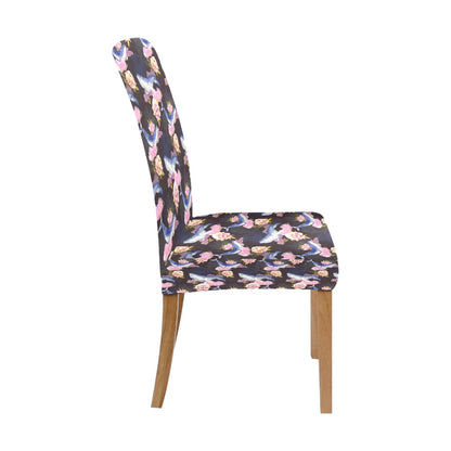Blue Whale Print Design LKS401 Dining Chair Slipcover