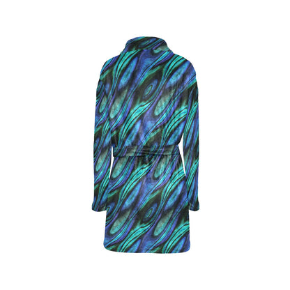 Abalone Pattern Print Design 03 Women's Fleece Robe