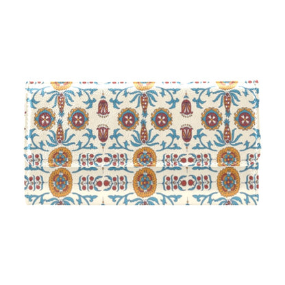 Suzani Print Design LKS301 Women's Trifold Wallet
