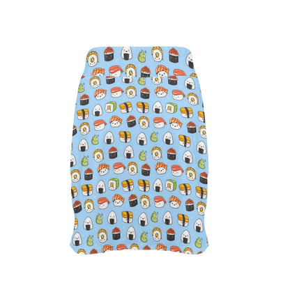 Sushi Cartoon Design 17" Golf & Pickleball Skort with Pockets