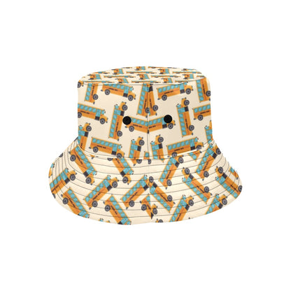 School Bus Print Design LKS305 Unisex Bucket Hat