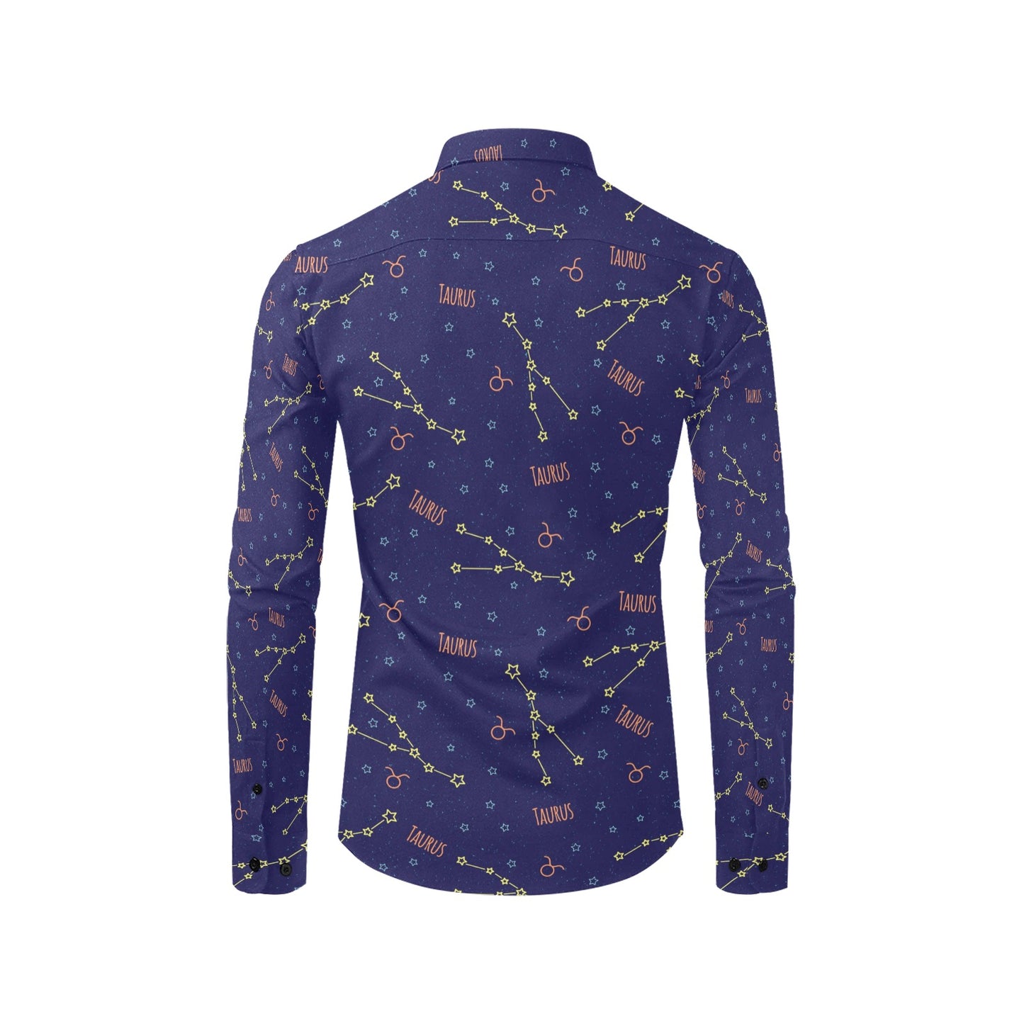 Taurus Print Design LKS301 Men's Long Sleeve Dress Shirt
