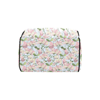 Sweet Pea Print Design LKS304 Diaper Bag Backpack