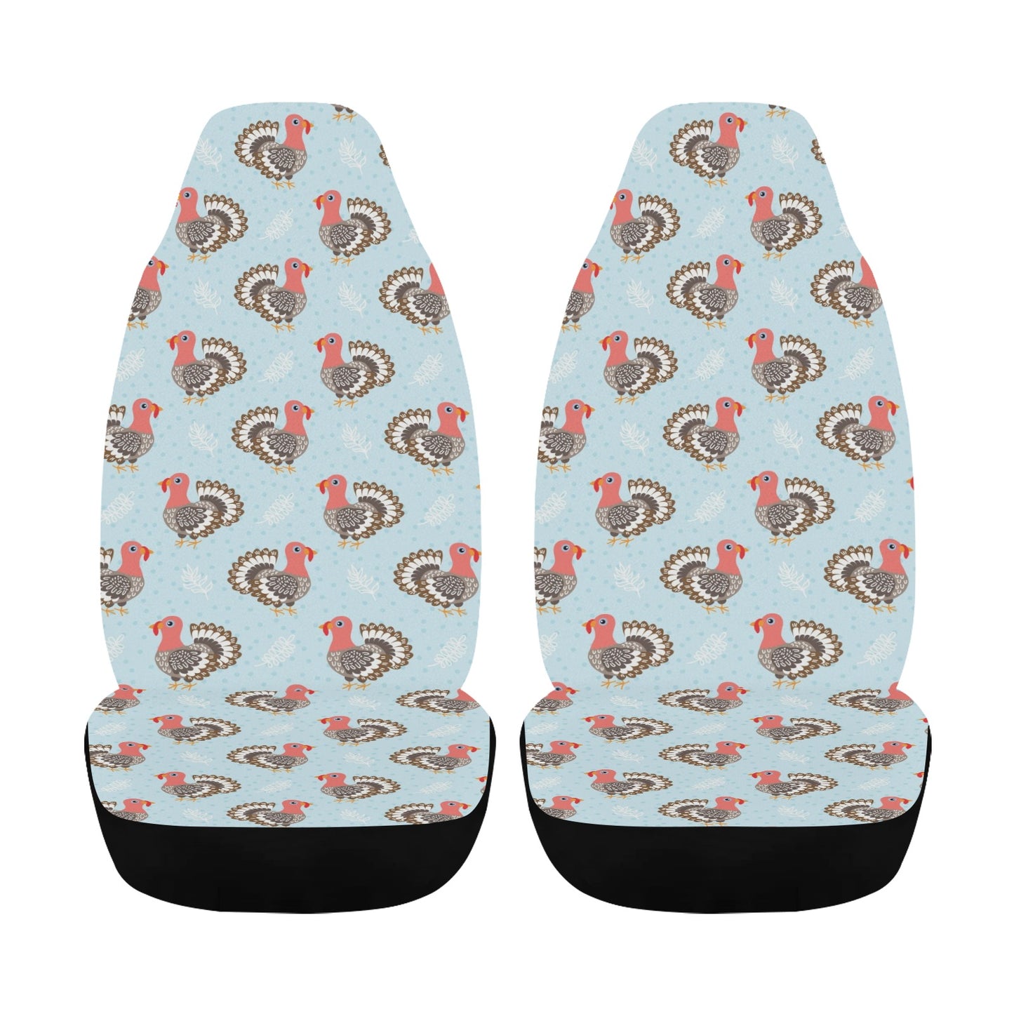Turkey Print Design LKS403 Car Seat Covers