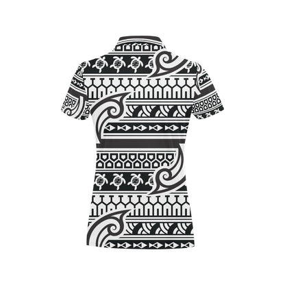 Samoan Style Print Design LKS305 Women's Polo Shirt