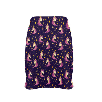 Unicorn Princess Star Sparkle 17" Golf & Pickleball Skort with Pockets