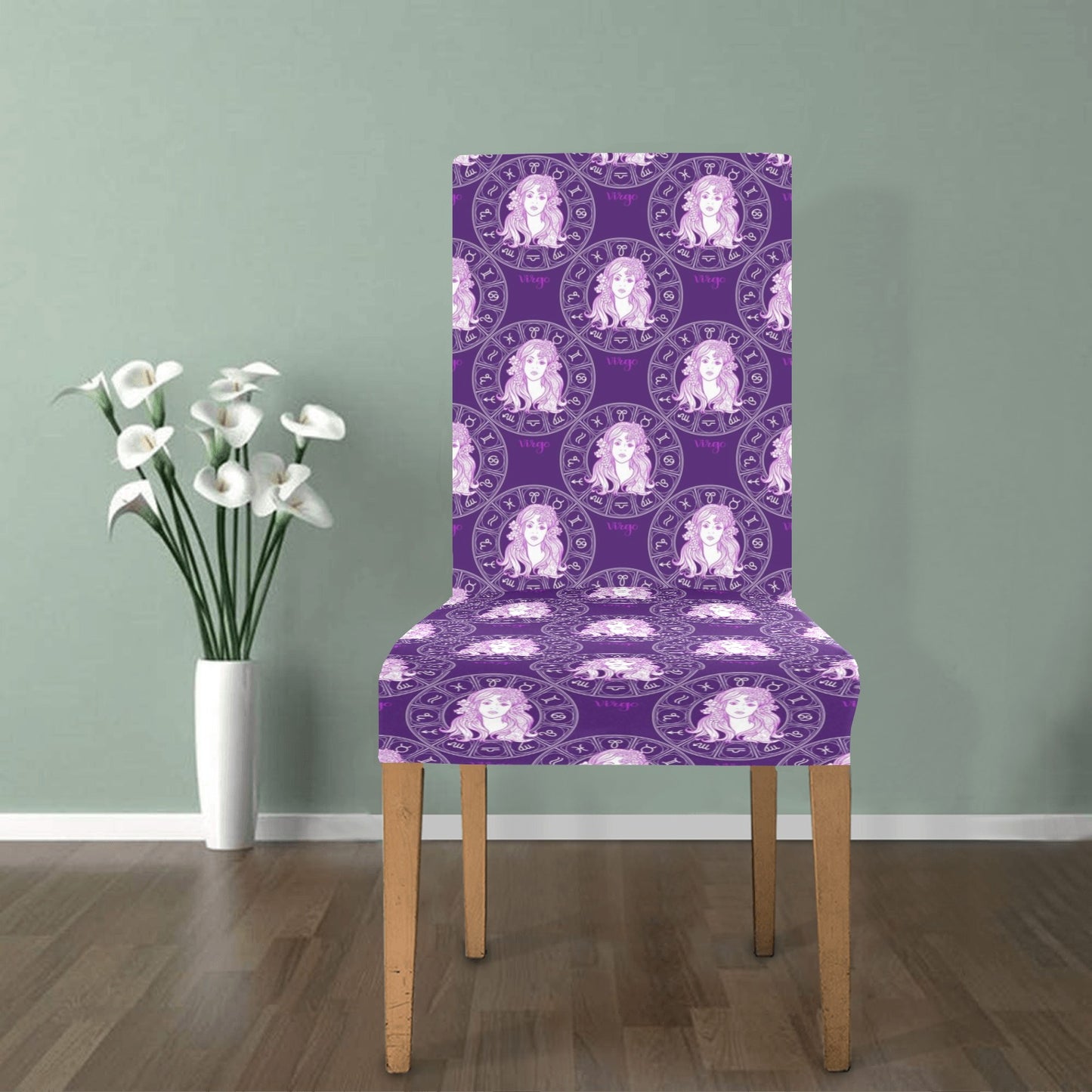 Virgo Print Design LKS301 Dining Chair Slipcover