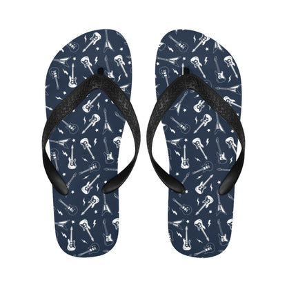 Electric Guitar Print Design LKS402 Flip Flops