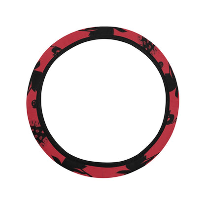Witch Print Design LKS303 Steering Wheel Cover with Elastic Edge