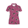 Emu Pattern Print Design 02 Women's Polo Shirt