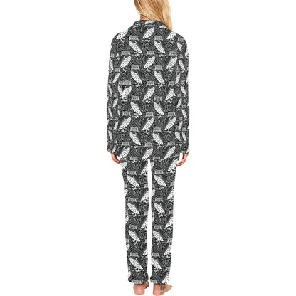 Tribal Pattern Print Design LKS308 Women's Long Pajama Set