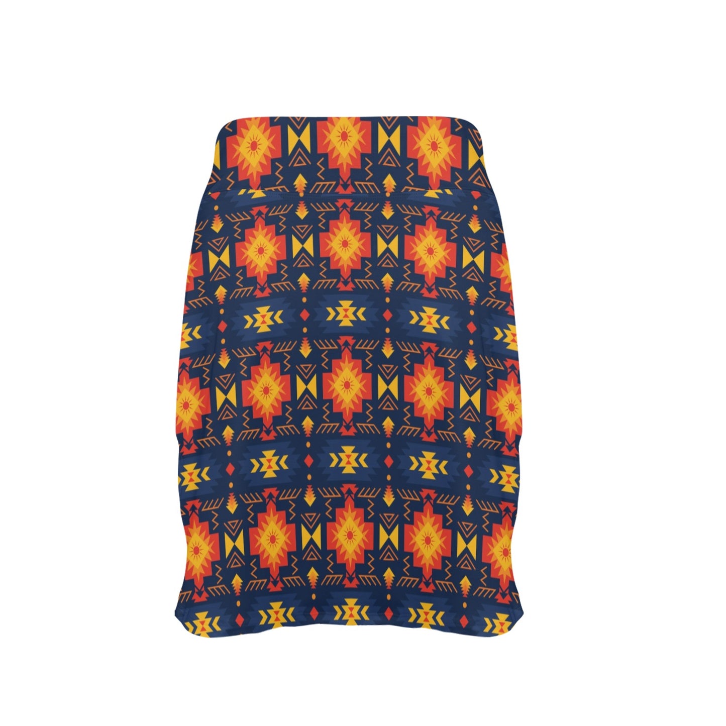 Southwest Pattern Print Design LKS307 17" Golf & Pickleball Skort with Pockets